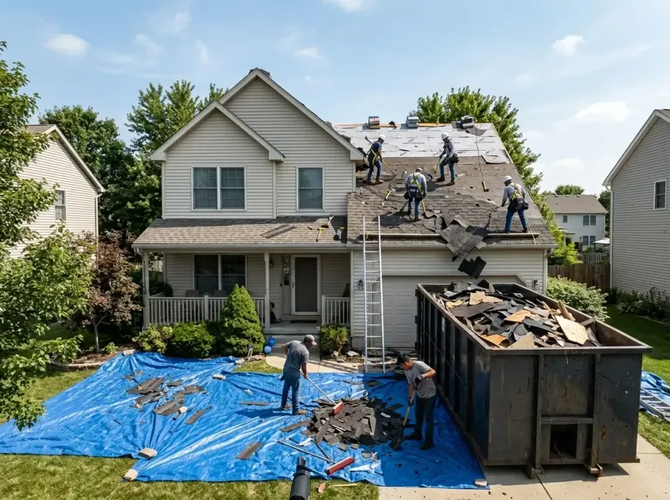 roof-replacement-debris-remova-004 — frequently asked questions, Cheapest Dumpster Rentals in Lake Station, IN